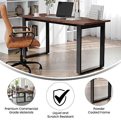 Emma And Oliver Conference Table With Laminate Top And U-frame Base