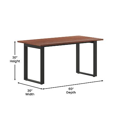 Emma And Oliver Conference Table With Laminate Top And U-frame Base