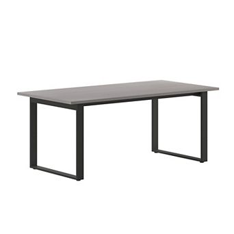 Emma And Oliver Conference Table With Laminate Top And U-frame Base