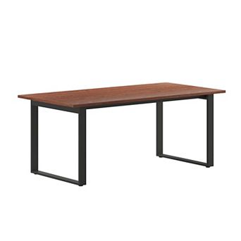 Emma And Oliver Conference Table With Laminate Top And U-frame Base