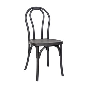 Emma And Oliver Weather-resistant Indoor/outdoor Wood Look Resin Thonet Chair