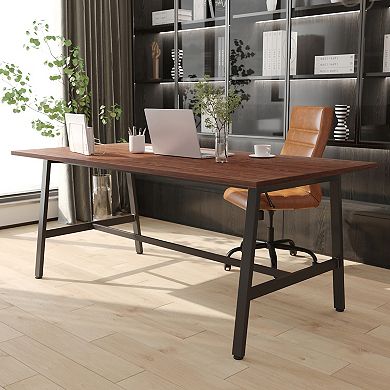 Emma And Oliver Conference Table With Laminate Top And A-frame Base