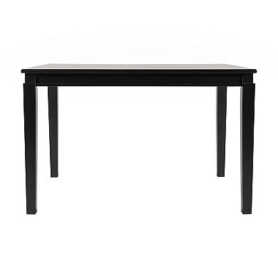 Merrick Lane Solid Wood Dining Table With Classic Tapered Legs
