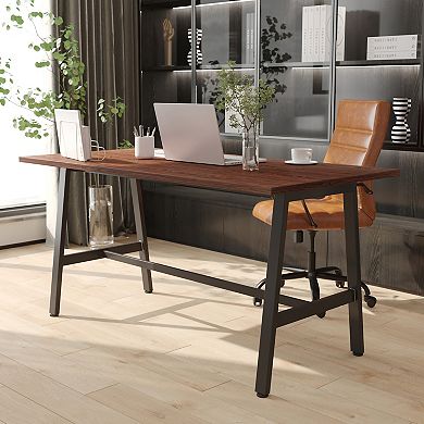 Emma And Oliver Conference Table With Laminate Top And A-frame Base