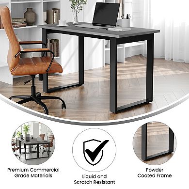Emma And Oliver Conference Table With Laminate Top And U-frame Base