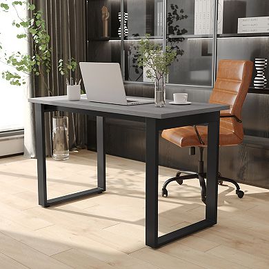 Emma And Oliver Conference Table With Laminate Top And U-frame Base