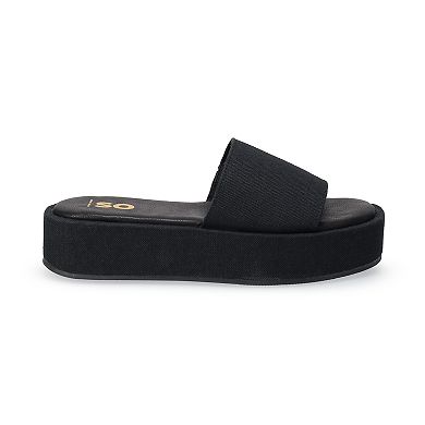 SO® Lezley Women's One Band Flatform Sandals