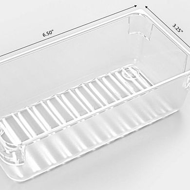 Clear Plastic Set Of 4 Drawer Organizers