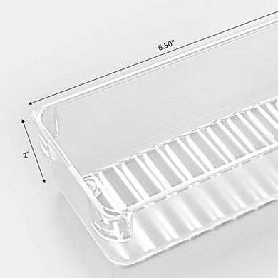 Clear Plastic Set Of 3 Drawer Organizers