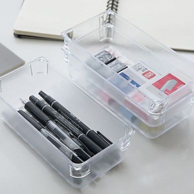 Clear Plastic Set Of 3 Drawer Organizers