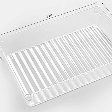 Clear Plastic Large Drawer Organizers