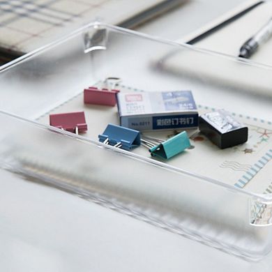 Clear Plastic Large Drawer Organizers