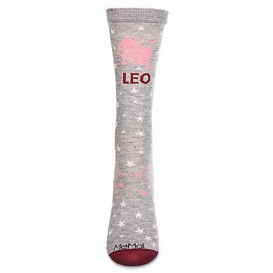 Leo Zodiac Sign Crew Socks