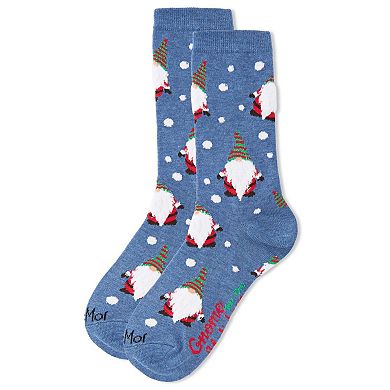 Gnome For The Holidays Crew Socks