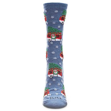 Festive Campers Holiday Crew Socks