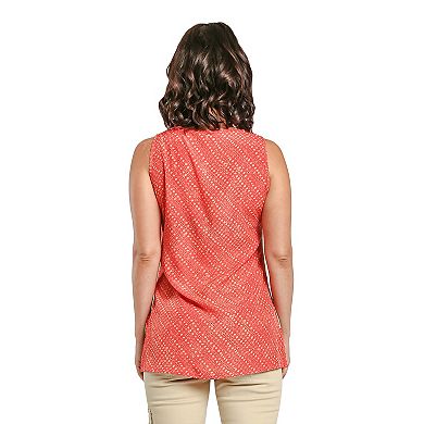 Women's Mesh Knit Sweater Tunic Tank Tops