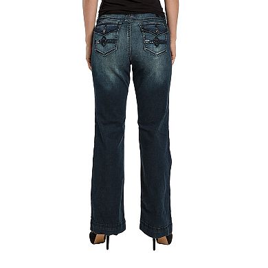 Women's Stretch Denim Flare Jeans