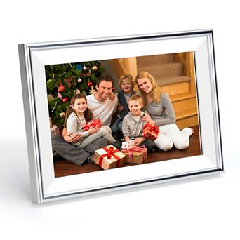 ELIME 10.1 inch WiFi Frameo Digital Picture Frame - Aluminum Frame - Unlimited Storage