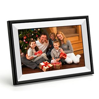 ELIME 10.1 inch WiFi Frameo Digital Picture Frame - Aluminum Frame - Unlimited Storage