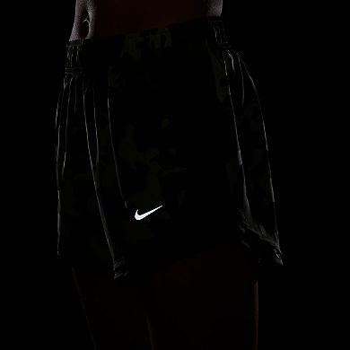 Women's Nike Tempo Dri-FIT Midrise 3-in. Brief-Lined Camo Running Shorts