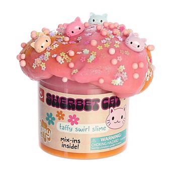 Aurora Toys Mini Pink Poppy Slime Co. 11.3oz Sherbet Cat Slime Gooey Toy