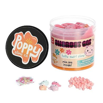 Aurora Toys Mini Pink Poppy Slime Co. 11.3oz Sherbet Cat Slime Gooey Toy