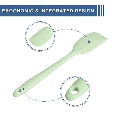 Silicone Spatula Spoon, 8.5" Heat Resistant Scraper For Baking, Cooking, Mixing, 3 Pcs