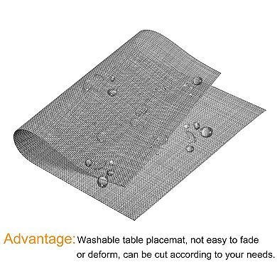 Place Mats Table Mat Pvc Washable Woven Placemat