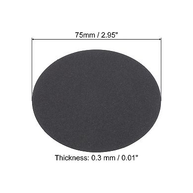 3" Round Cardboard Paper, 50 Pcs Blank Circles For Diy Craft Arts