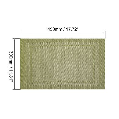 PVC Washable Woven Placemats, Table Mat