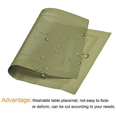 PVC Washable Woven Placemats, Table Mat