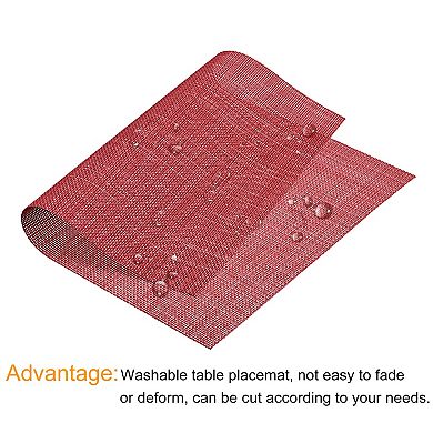 Place Mat Table Mat PVC Washable Woven Placemat