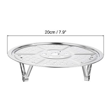Stainless Steel Steamer Rack 7.9" Insert Stock Pot Steaming Tray