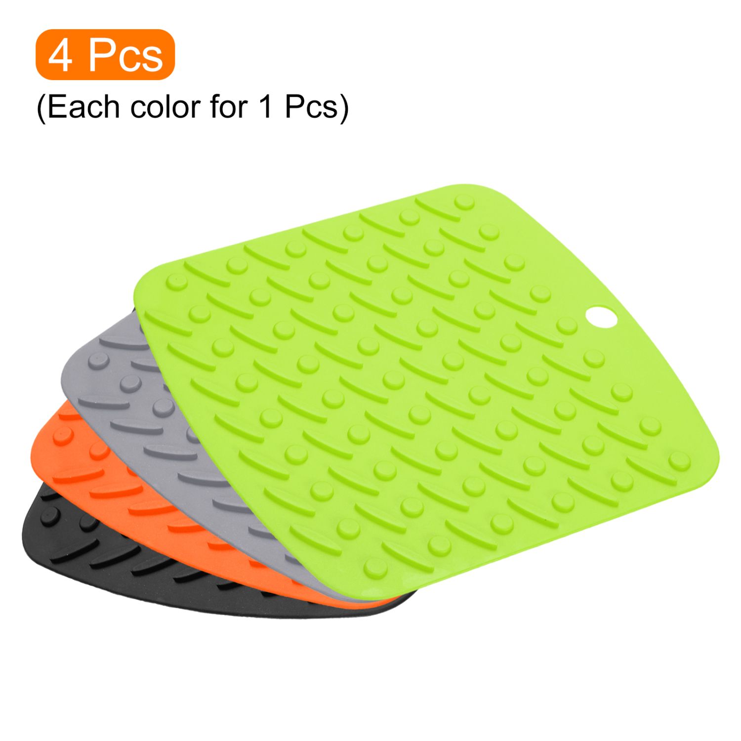 2-Pack Pot Holders Heat Resistant Kitchen Oven Mitts 7x9.8in For Oven Microwave Bbq Pumpkin And Candy