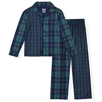 Sleep On It Boys Pajama 2 pc Jersey Coat Pajama Top and Pajama Pants Set