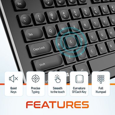 Delton 90x Work Anywhere Bundle: Keyboard, Mouse, Webcam, Headset (DBND4WLS90XREG)