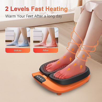 Snailax Foot Massager With App Control, Vibration Foot Massager For Blood Circulation, Up To Size 13