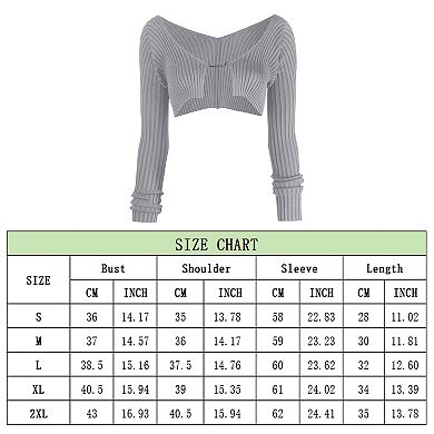 Women's Casual Sweaters Hollow Out Cardigan Open Front Long Sleeve Trim Crop Knit Outwear
