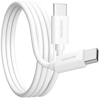 Overtime USB-C to USB-C Charging Cable - Pack of 3 (OTDCUSBCTC6WHX3)