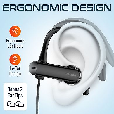 Delton 24ec Usb/usb-c Wired Earbuds With Microphone (DWH24ECA)