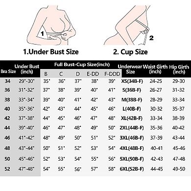 2 Packs Women's Lingerie Set Adjustable Straps Lace Underwired Bras And Panties