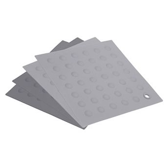 Silicone Trivet Mat Set 4pcs, Silicone Pot Holders For Kitchen Table Countertop