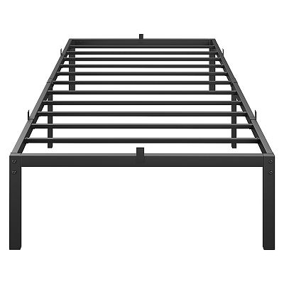 14 Inch Twin Bed Frame with Storage Metal Platform Twin Bed Frame