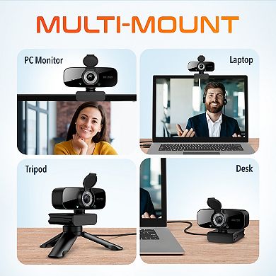 Delton 30x Work Anywhere Bundle: Ergonomic Keyboard, Mouse, Webcam, Headset (DBND4WLS30X)
