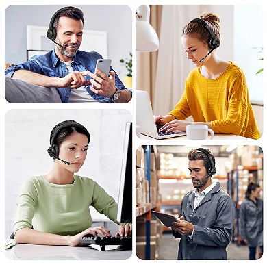 Delton 30x Bluetooth Headset & 3-in-1 Wireless Charging Station (DHSWC130XD)