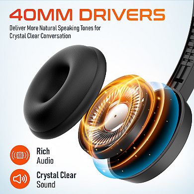 Delton 12y USB/USB-C Computer Headset with Microphone (DWH12YAC)