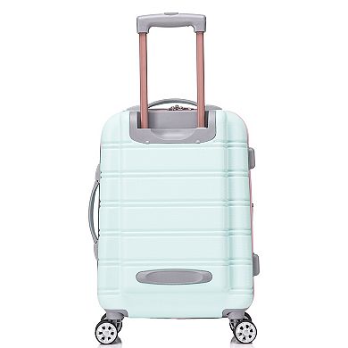 Rockland Melbourne Hardside Spinner 2-Piece Luggage Set, 20” Upright/14” Tote