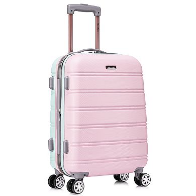 Rockland Melbourne Hardside Spinner 2-Piece Luggage Set, 20” Upright/14” Tote