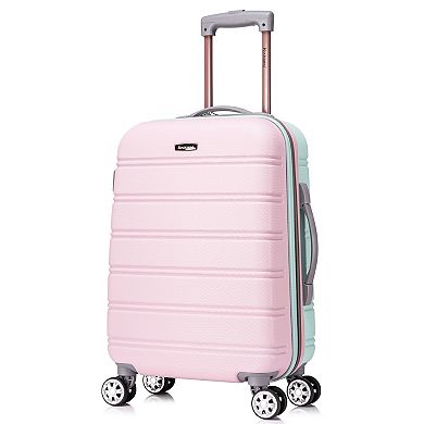 Rockland Melbourne Hardside Spinner 2-Piece Luggage Set, 20” Upright/14” Tote