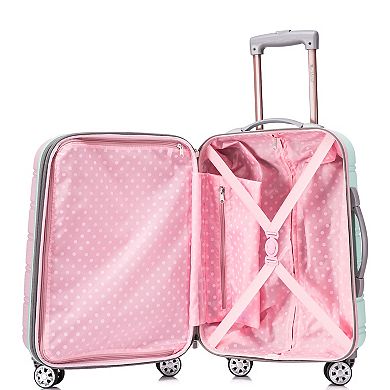 Rockland Melbourne Hardside Spinner 2-Piece Luggage Set, 20” Upright/14” Tote
